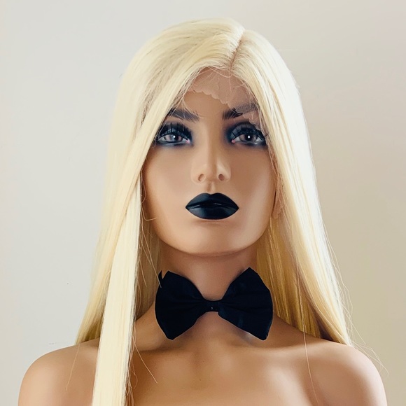 Very Pretty Long Blonde Premium Fiber Lace Front Wig Daily Wear or Events - Picture 12 of 15